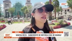 Áncash students receive training in disaster prevention