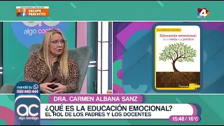 Carmen Albana Sanz talked about emotional education on Algo Contigo