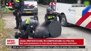 Ciocniri VIOLENTE la HAGA: Protestatari de extrema dreaptă, în CONFRUNTARE cu Poliția