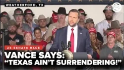 Vice President JD Vance travels to Texas for a Midterm rally in Weatherford, Texas