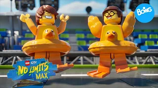 LEGO City: Sin límites MAX | Derbi del Dúo Patoso 🐥| NUEVA SERIE | Boing