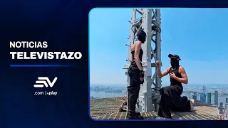 New York: Couple climbs Empire State Building, gets engaged and ends up arrested | Televistazo