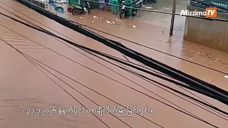 ဒေသအများစု ရေဘေးကြုံနေရချိန် မိုးကြီးမည့် သတိပေးချက်ဆက်ရှိနေ