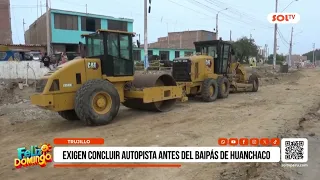 Trujillo: Demands to complete highway before the Huanchaco bypass