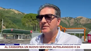 ECONOMY. A NEW SERVICE AT CASSIOPEA: 24-HOUR CAR WASH