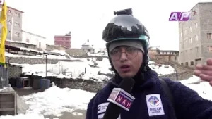 मुस्ताङको बारागुङ मुक्तिक्षेत्रमा स्की प्रतियोगिताको रौनक | AP REPORT | AP1HD