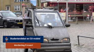 Campagnetijd: studentendebat & ChristenUnie-mobiel