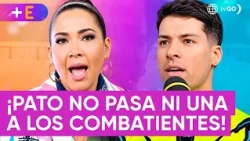 Pato no perdona error de los combatientes | Más Espectáculos (HOY)