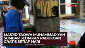 Masjid Taqwa Muhammadiyah Sumbar Sediakan Pabukoan Gratis Setiap Hari