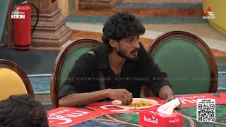 #BBMS8ViralCuts "ആഹാരത്തിന്റെ മുന്നിൽ വെച്ച് ഈ വക സംസാരം നിറുത്തിക്കൊ .."