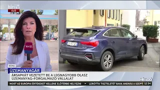Ársapkát vezetett be a legnagyobb olasz üzemanyag-forgalmazó vállalat - HírTV