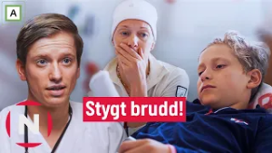 Oles pasient har et skikkelig stygt brudd i leggen! | Legevakten | TVNorge