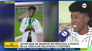 Elías graduates from medical school after 14 years of hard work and perseverance
