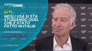 Exclusive interview with John McEnroe at the Laver Cup
