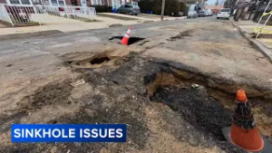 Mother of boy with special needs urges city to fix sinkholes outside home