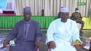 Koulouba | Le Général d'Armée Assimi GOITA reçoit les vœux de nouvel an du gouvernement à Koulouba.