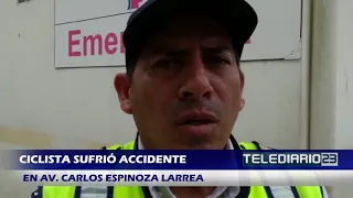 Locales | Un ciclista sufre accidente de tránsito en Salinas