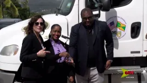 U S  donates emergency truck