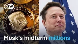 World's richest man Elon Musk spends big to stop Donald Trump becoming lame-duck president | DW News