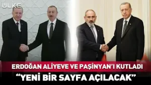 Erdoğan'dan Aliyev ve Paşinyan'a Tebrik! #haber