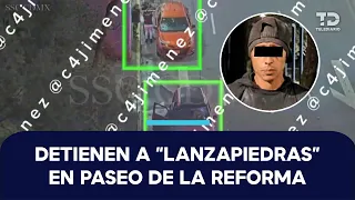 Man arrested after throwing rocks at drivers in Bosques de Chapultepec