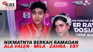 Valen - Mila - Zahra - Eby Nikmati Indahnya Berkah Ramadan | Kiss Pagi