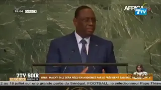 UN: Macky SALL to be received in an audience by President Bassirou Diomaye FAYE