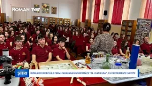 Întâlnire inedită la CNRV: Caravana Universității "Al. Ioan Cuza", cu experimente inedite