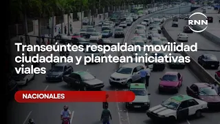 Transeúntes respaldan movilidad ciudadana y plantean iniciativas viales