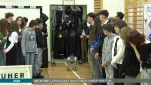 Micro:bit lovagokat avattak a Lenkey-napon - 2026.02.06.