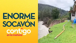 ABOUT TO COLLAPSE: Massive sinkhole puts home at risk in Linares - Contigo en la Mañana