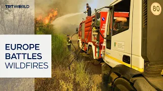 Wildfires scorch Europe as emergency alerts issued in UK