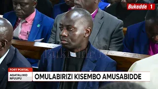 Agataliikonfuufu  Okutuuza Omukama Nyabongo   Asoose mu Lutikko ey'ebyafaayo Omulabirizi Kisembo n'a