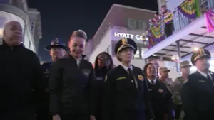 New Orleans law enforcement sweep Bourbon Street, officially ending Mardi Gras