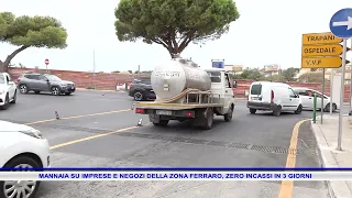 AX FALLS ON FERRARO AREA BUSINESSES AND SHOPS, ZERO REVENUE IN THREE DAYS