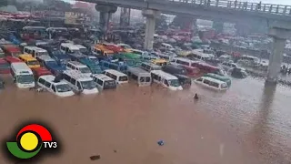 Transport crisis worsens after Accra floods, with majority of buses grounded due to water damage