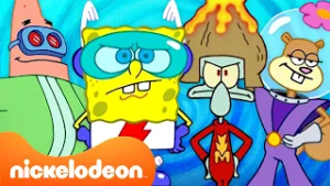 스폰지밥 최고의 팀워크 50분! ? | 니켈로디언 코리아