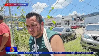 2 personas resultaron con heridas graves tras accidente entre moto y taxi