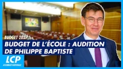 Budget 2027 : audition du ministre de l'Enseignement supérieur, de la Recherche et de l'Espace