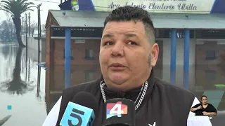 Cerro Largo: Conventos stream has overflowed its banks, and flooding has been reported in low-lyi...