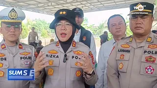SUMSEL HARI INI - POLRES OGAN ILIR BERIKAN BANTUAN AIR BERSIH, CGK DAN MASKER GRATIS