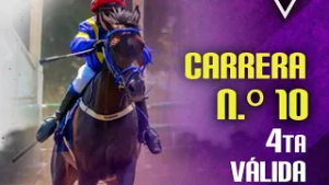10MA CARRERA - CLUB HIPICO - HIPÓDROMO LA RINCONADA - 01 DE MARZO 2026 - 4TA VALIDA 