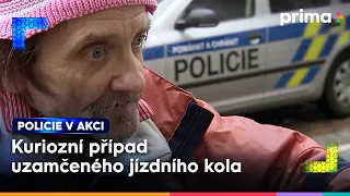 Uzamčené jízdní kolo před obchodem | Policie v akci