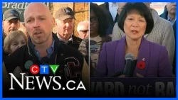 Chow and Bradford make their final push before polls open on Monday