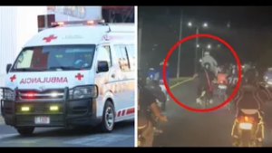 Bloquean ambulancia con menor entubado en ruta 27