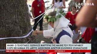 Η Ιερή Βελανιδιά του Πολυάραβου Μάνης επίσημα στο Δίκτυο Αιωνόβιων Δέντρων Ελληνικής Επανάστασης