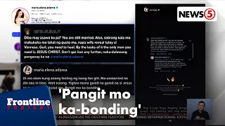 Ellen Adarna, pinatulan ang netizen, sinabihang 'pangit ka-bonding' | Frontline Tonight