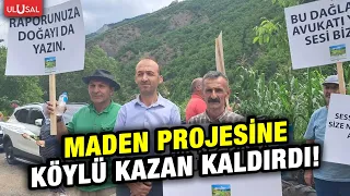 Residents protest mining project set to impact 10 villages in Artvin!
