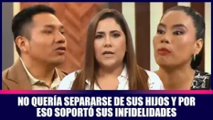 No quería separarse de sus hijos y por eso soportó sus infidelidades | Andrea