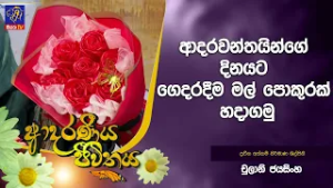 ආදරවන්තයින්ගේ දිනයට ගෙදරදීම මල් පොකුරක් හදාගමු  | Adaraneeya Jeewithaya